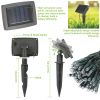 12M 100 LEDs Solar String Fairy Lights Multicolor String Lamps Garden Xmas Lamp
