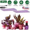 2Pcs Ultra-Thin LED Grow Lights for Indoor Plants with 126Pcs LEDs Full Spectrum Under Cabinet Plant Growing Light Panel 3/9/12H Timer 9 Dimmable Leve