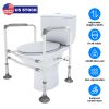 Toilet Safety Rails for Elderly Adjustable Toilet Safety Rails Stand Alone Toilet Safety Frame with Adjustable Heights Width for Elderly Pregnant Pati