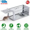 Single Door Rat Trap Cage Humane Rodent Trap Mouse Trap Indoor Outdoor for Small Rodents Mice Voles Hamsters