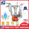 Ultralight Camping Stoves Portable Backpacking Hiking Stoves w/ Piezo Ignition