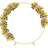 7.3FT Metal Round Balloon Arch Reusable Circle Backdrop Stand Large Wedding Party Arch Frame with Balloon Tools for Wedding Birthday Party Photo Backg