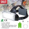 20000LM LED Work Headlamp 3 Lighting Modes Rechargeable Headlights IP65 Waterproof Rotatable Headlights For Cycling Hiking Rescuing Camping