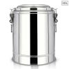 SOGA 30L Stainless Steel Insulated Stock Pot Hot & Cold Beverage Container