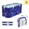1pc 870 gallon, Portable Foldable Bathtub, Separate Family Bathroom SPA Tub, Soaking Standing Bath Tub for Shower Stall