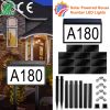 Solar Powered House Numbers LED Light Dusk To Dawn Address Plaque Sign Waterproof Wall Mount Ground Stake Number Plate Lamp for House Yard Garden Stre