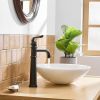 Waterfall Single Hole Single-Handle Vessel Bathroom Faucet With Pop-up Drain Assembly in Oil Rubbed Bronze