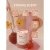 Petrala 11.3 Oz 50 Hours Burn Time Amber Candle Strong Scented Candles