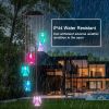 Solar Powered Angel Lights Wind Chimes LED Color Changing Hanging Wind Lamp Water Resistant Decorative Night Lamp For Lawn Yard Balcony Porch