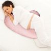 Pregnancy Pillows Adjustable Support Maternity Pillow Soft Side Sleeper Pregnancy Pillows Wedge Pillow with Detachable Pillow Cover