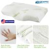 Bamboo Memory Foam Sleep Pillow Contoured Cervical Orthopedic Pillow Neck Support Breath Pillow