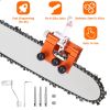 Chainsaw Chain Sharpening Jig Universal Chainsaw Sharpener Kit Hand Crank Chain Sharpener for Electric Saw for Lumberjack Garden Worker