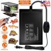 Electric Reptile Heating Pad With 32-122°F Temperature Adjustment IPX7 Waterproof Timer Setting Under Tank Heating Mat for Lizards Turtles Snake Spide