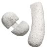 Pregnancy Pillows Adjustable Support Maternity Pillow Soft Side Sleeper Pregnancy Pillows Wedge Pillow with Detachable Pillow Cover