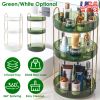 3 Tier Rotating Makeup Organizer 360° Spinning Perfume Cosmetic Storage Tray 55LBS Load Countertop Shelves for Lotion Lipstick