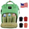 Mummy Diaper Bag Backpack Water-Resistant Large Capacity Travel Nappy Backpack Baby Nursing Handbag for Mom Dad Baby Care