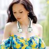 Portable Neck Fan Hands-free Cooling Neck Fan with 3 Speeds 360ºAir Flow Adjustable Neck Width for Home Office Travel Dormitory