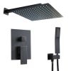 10 Inch Wall Mounted Rain Shower Head and Handheld Shower Head System