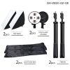 50x70CM Photography Softbox Four Lamp Holders Lighting Kit With Photographic Tripod And Portable Bag For Photo Studio Shooting
