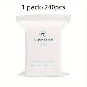 2000/2400pcs Makeup Cotton Pads Wet Compress Facial Cotton Pads for Makeup Remover, Toner, Mask Stretchable Soft Cosmetic (Color: 10 pack/2400pcs)