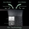 10 Inch Wall Mounted Rain Shower Head and Handheld Shower Head System