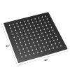 Rain Shower head, High Flow Stainless Steel Square Rainfall ShowerHead, Waterfall Bath Shower Body Covering, Ceiling or Wall Mount 12 Inch