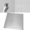 Rain Shower head, High Flow Stainless Steel Square Rainfall ShowerHead, Waterfall Bath Shower Body Covering, Ceiling or Wall Mount 16 Inch
