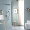10 Inch Wall Mounted Rain Shower Head and Handheld Shower Head System