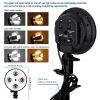 50x70CM Photography Softbox Four Lamp Holders Lighting Kit With Photographic Tripod And Portable Bag For Photo Studio Shooting