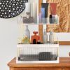 3 Tier Makeup Organizer for Vanity Large Capacity Skincare Shelf Bathroom Countertop Organizer with Drawer for Lipsticks Lotion Toner Perfumer Masks